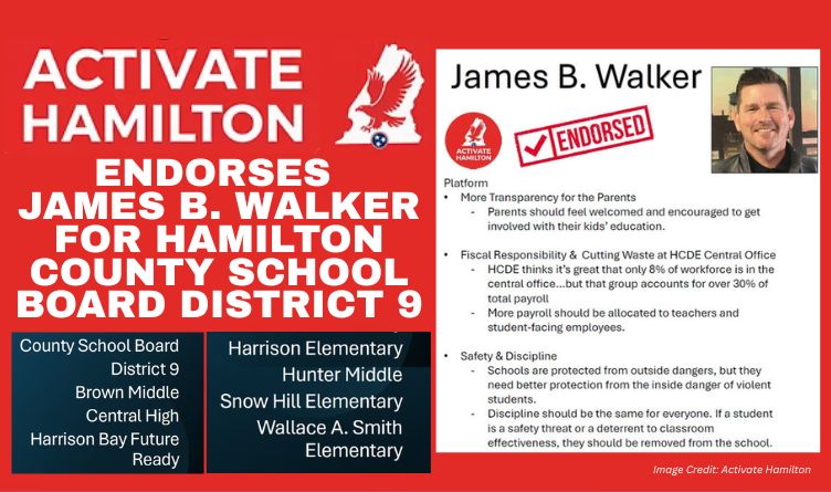 Activate Hamilton Endorses James B. Walker For Hamilton County School Board District 9