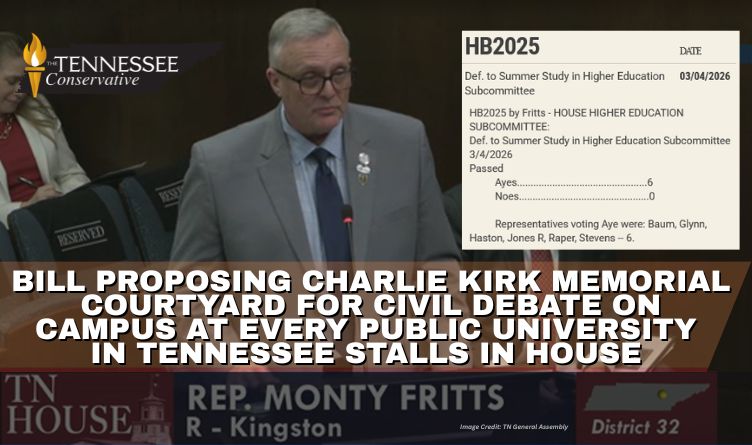Bill Proposing Charlie Kirk Memorial Courtyard For Civil Debate On Campus At Every Public University In Tennessee Stalls In House