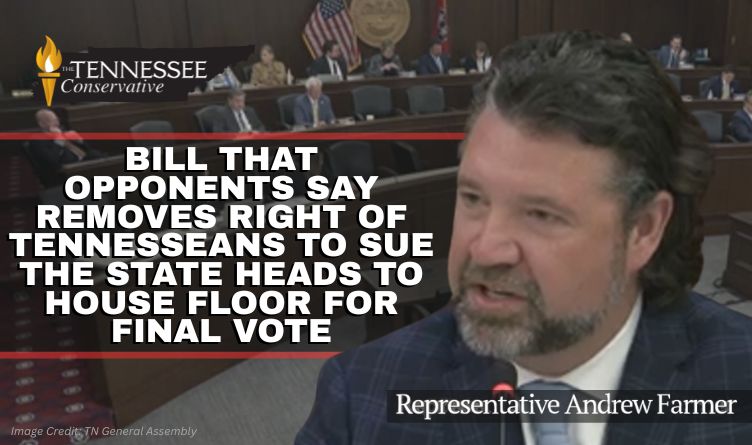 Bill That Opponents Say Removes Right Of Tennesseans To Sue The State Heads To House Floor For Final Vote