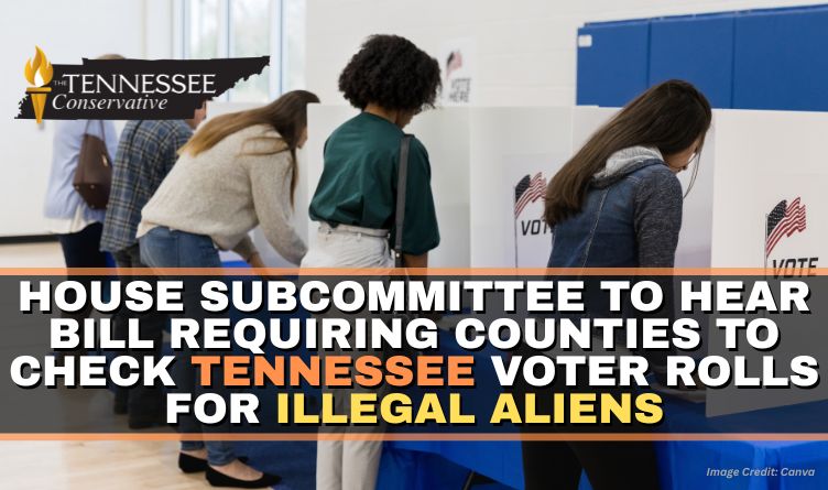 House Subcommittee To Hear Bill Requiring Counties To Check Tennessee Voter Rolls For Illegal Aliens