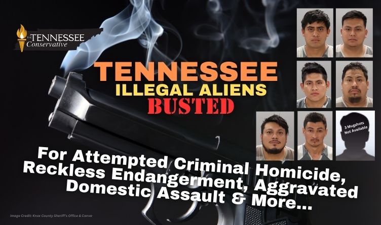 Tennessee Illegal Aliens Busted For Attempted Criminal Homicide, Reckless Endangerment, Aggravated Domestic Assault & More...