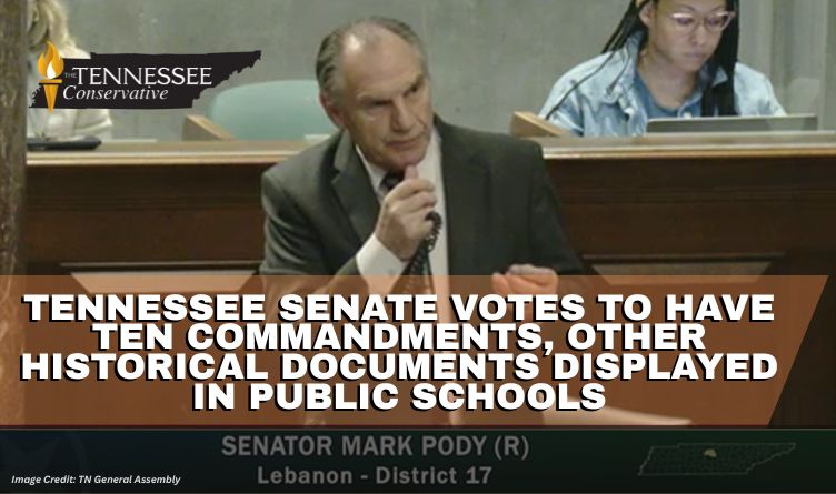 Tennessee Senate Votes To Have Ten Commandments, Other Historical Documents Displayed in Public Schools