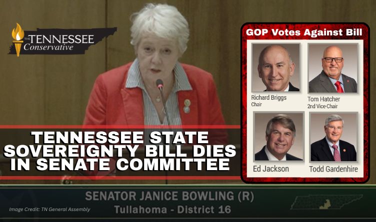 Tennessee State Sovereignty Bill Dies In Senate Committee