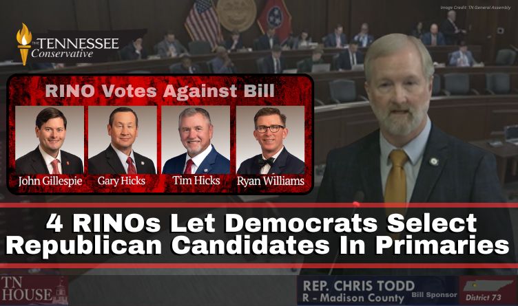 4 RINOs Let Democrats Select Republican Candidates In Primaries