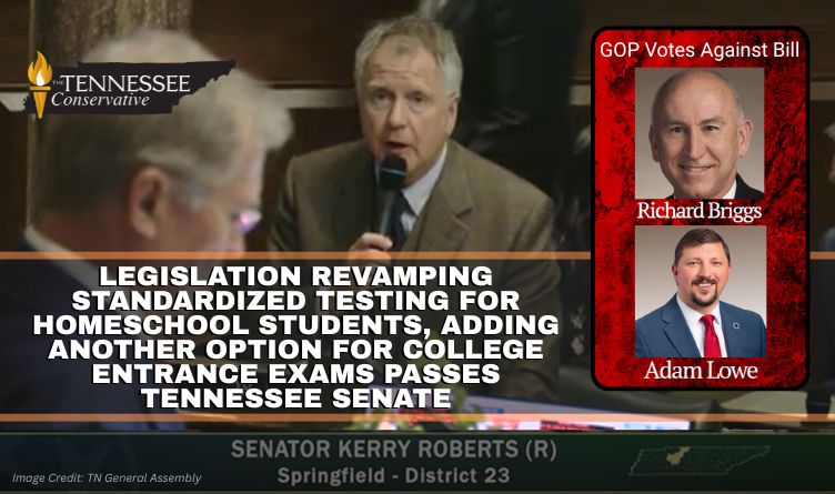 Legislation Revamping Standardized Testing For Homeschool Students, Adding Another Option For College Entrance Exams Passes Tennessee Senate