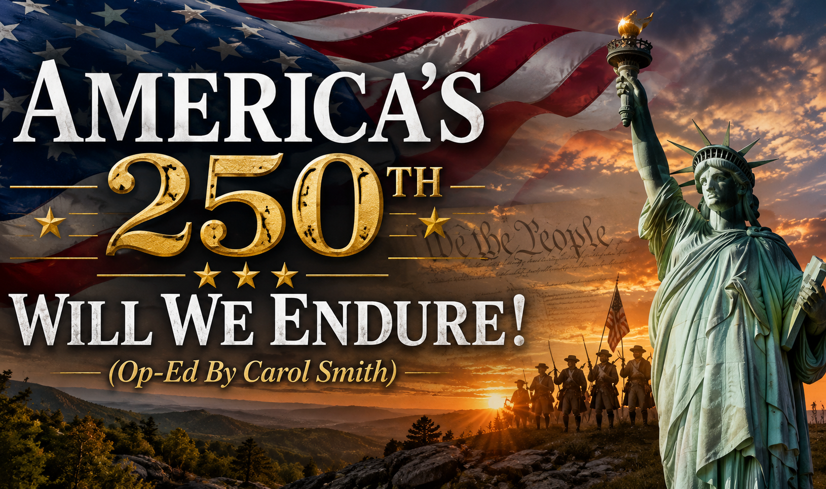 America’s 250th: Will We Endure! (Op-Ed By Carol Smith)