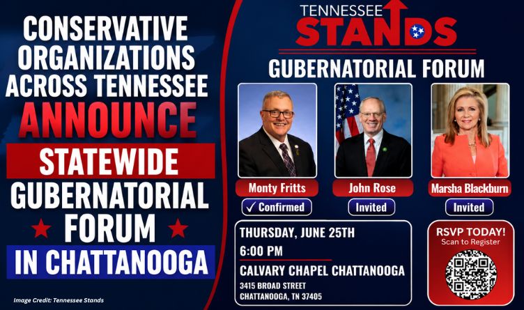 Conservative Organizations Across Tennessee Announce Statewide Gubernatorial Forum In Chattanooga