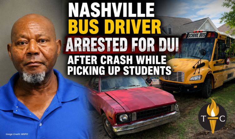 Nashville Bus Driver Arrested For DUI After Crash While Picking Up Students