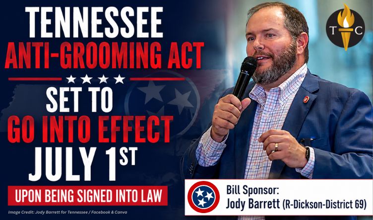 Tennessee Anti-Grooming Act Set To Go Into Effect July 1st Upon Being Signed Into Law