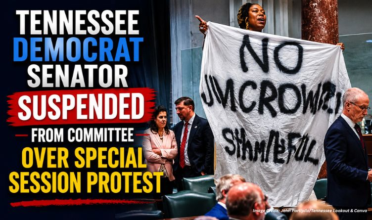Tennessee Democrat Senator Suspended From Committee Over Special Session Protest