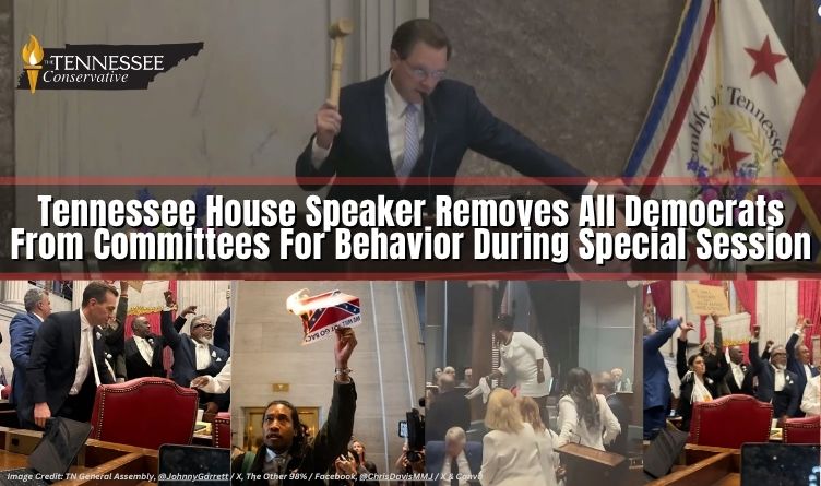 Tennessee House Speaker Removes All Democrats From Committees For Behavior During Special Session