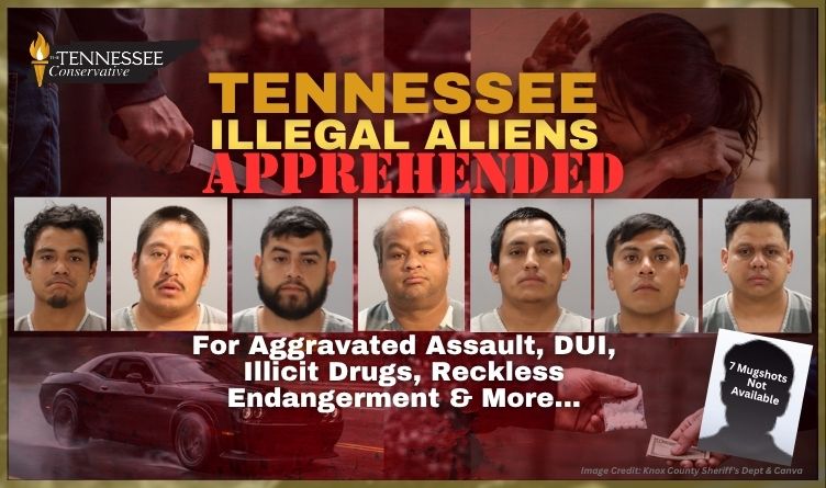 Tennessee Illegal Aliens Apprehended For Aggravated Assault, DUI, Illicit Drugs, Reckless Endangerment & More...