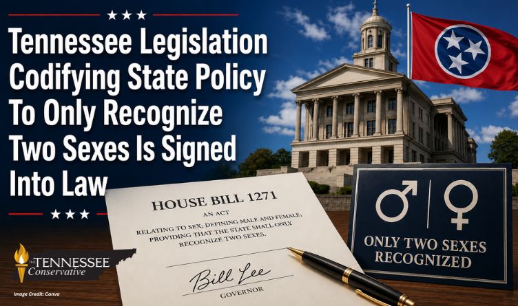 Tennessee Legislation Codifying State Policy To Only Recognize Two Sexes Is Signed Into Law
