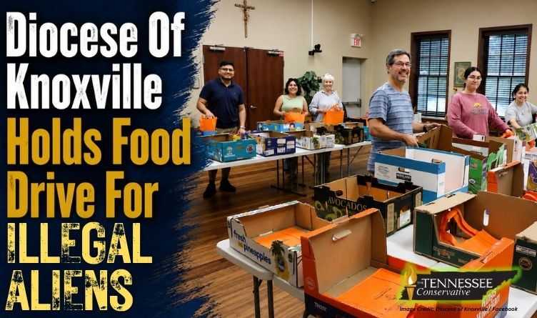 Diocese Of Knoxville Holds Food Drive For Illegal Aliens