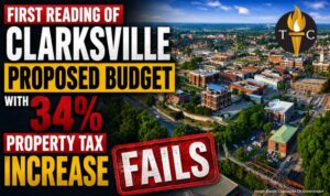 First Reading Of Clarksville Proposed Budget With 34% Property Tax Increase Fails