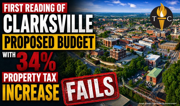 First Reading Of Clarksville Proposed Budget With 34% Property Tax Increase Fails