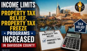 Income Limits For Property Tax Relief, Property Tax Freeze Programs Increased in Davidson County