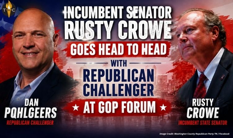 Incumbent Senator Rusty Crowe Goes Head To Head With Republican Challenger At GOP Forum