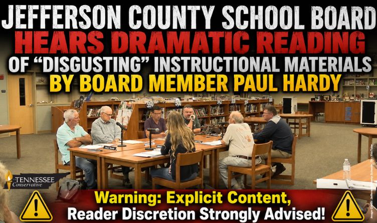 Jefferson County School Board Hears Dramatic Reading Of “Disgusting” Instructional Materials by Board Member Paul Hardy
