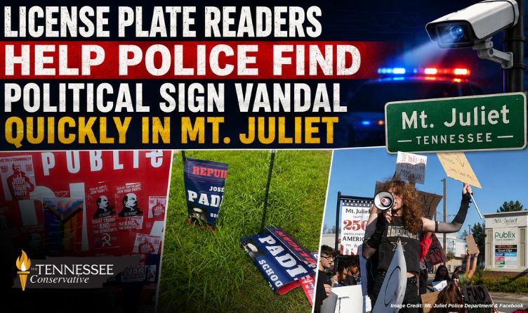 License Plate Readers Help Police Find Political Sign Vandal Quickly In Mt. Juliet