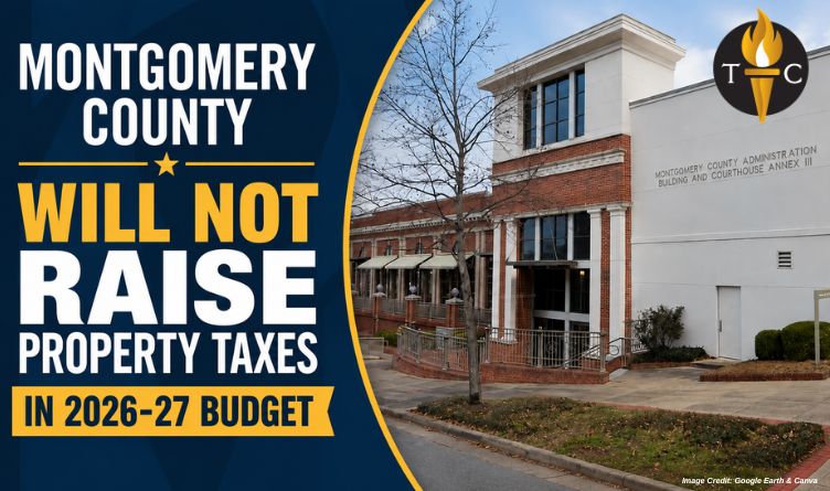 Montgomery County Will Not Raise Property Taxes In 2026-27 Budget