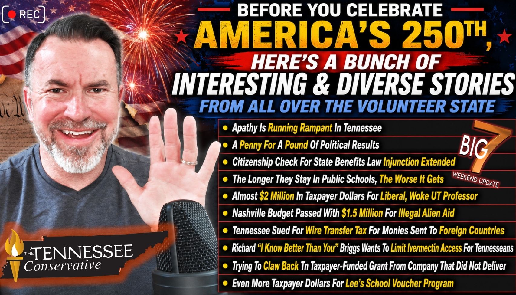 Video & Podcast: Before You Celebrate America’s 250th, Here’s A Bunch Of Interesting & Diverse Stories From All Over The Volunteer State…