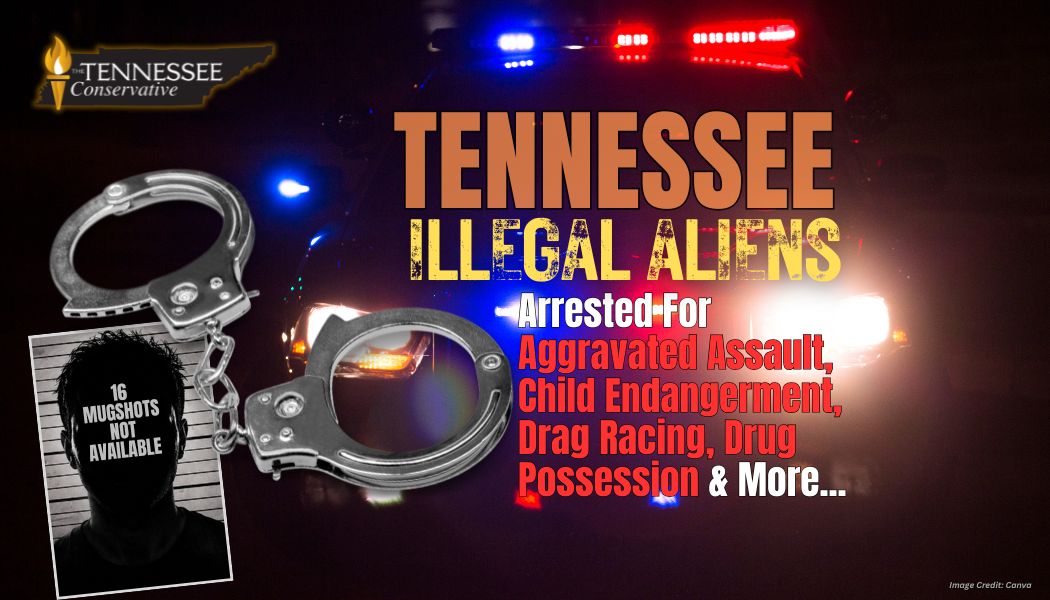 Tennessee Illegal Aliens Arrested For Aggravated Assault, Child Endangerment, Drag Racing, Drug Possession & More...