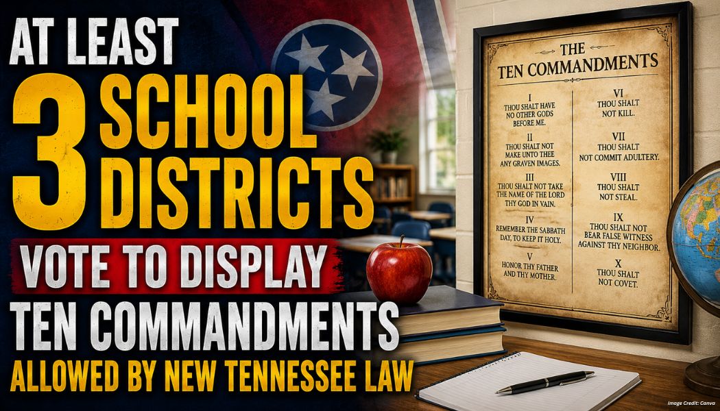 At Least 3 School Districts Vote To Display Ten Commandments Allowed By New Tennessee Law
