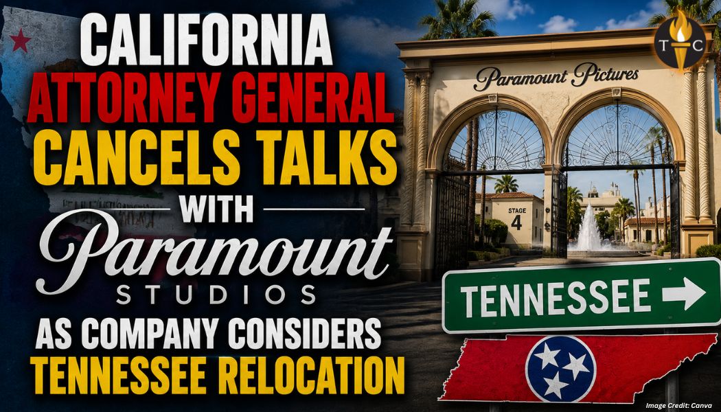 California Attorney General Cancels Talks With Paramount Studios As Company Considers Tennessee Relocation