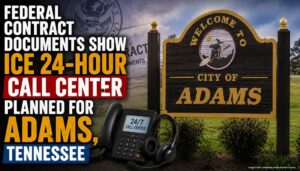 Federal Contract Documents Show ICE 24-Hour Call Center Planned For Adams, Tennessee