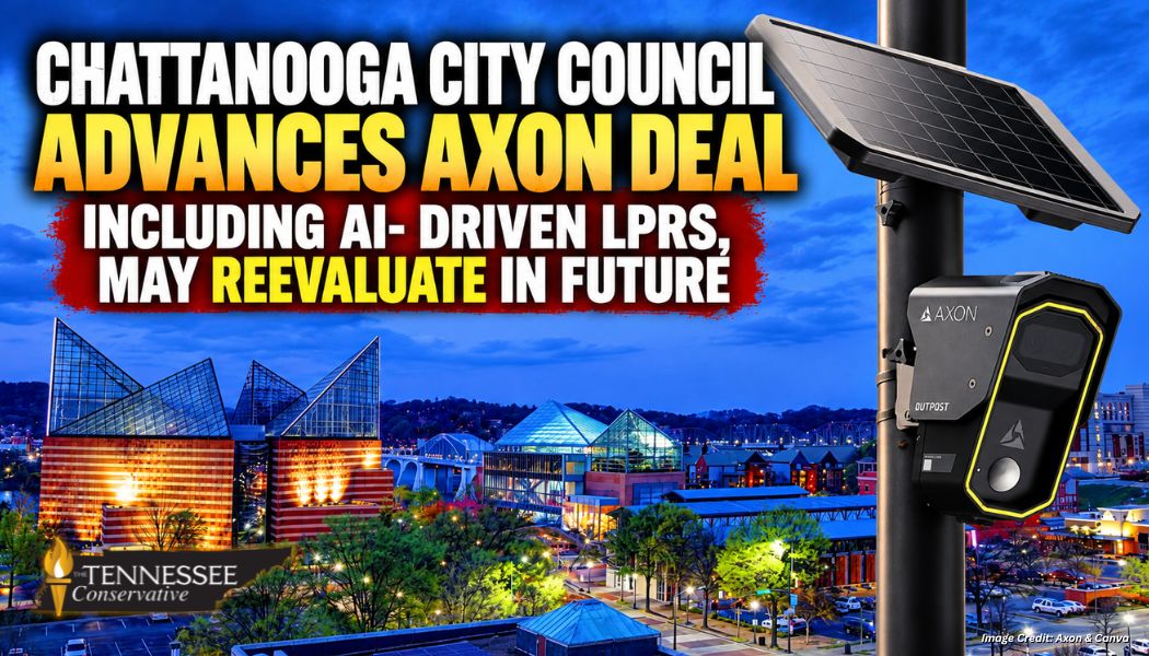 Chattanooga City Council Advances Axon Deal Including AI- Driven LPRs, May Reevaluate In Future