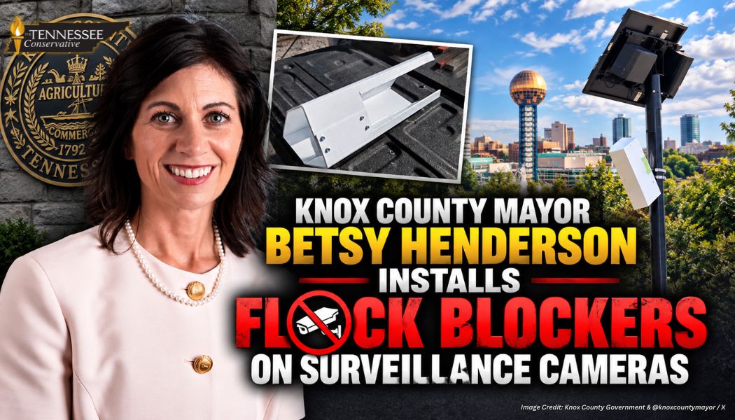 Knox County Mayor Betsy Henderson Installs Flock Blockers On Surveillance Cameras