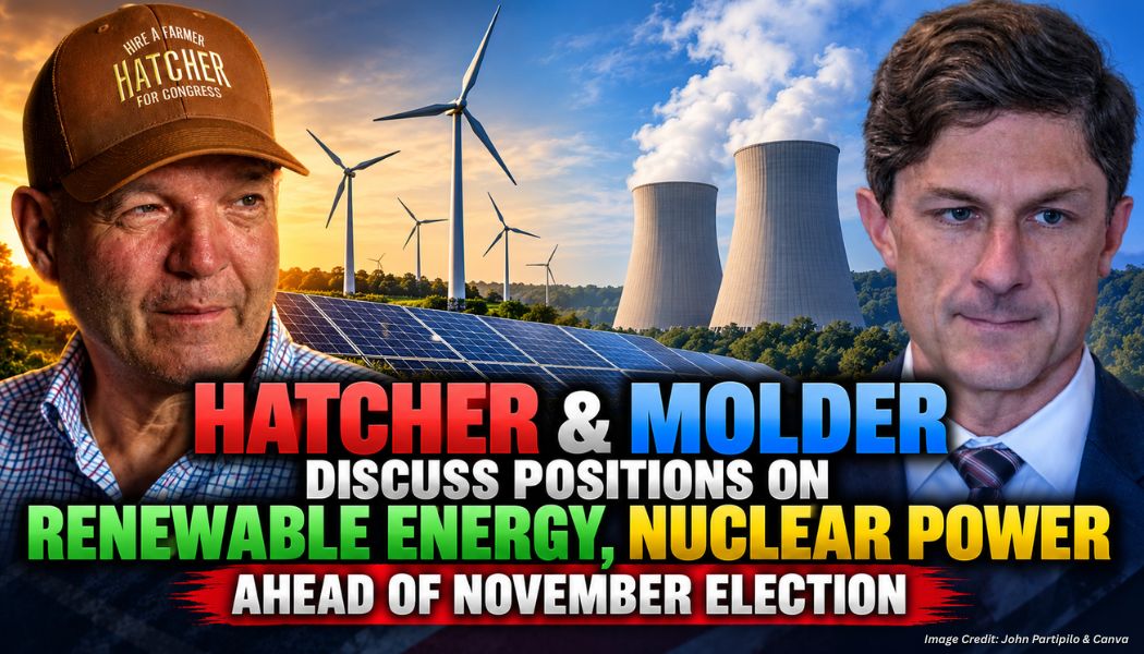 Hatcher & Molder Discuss Positions On Renewable Energy, Nuclear Power Ahead Of November Election