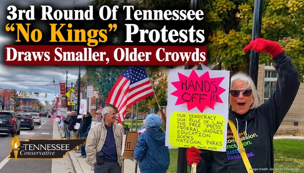 3rd Round Of Tennessee “No Kings” Protests Draws Smaller, Older Crowds