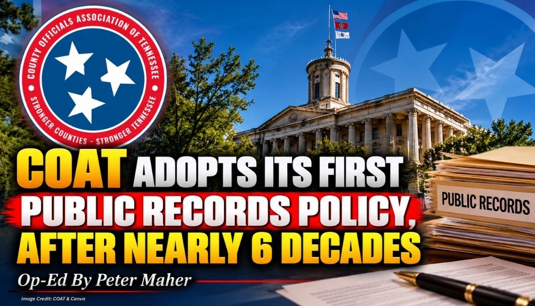 COAT Adopts Its First Public Records Policy, After Nearly Six Decades (Op-Ed By Peter Maher)