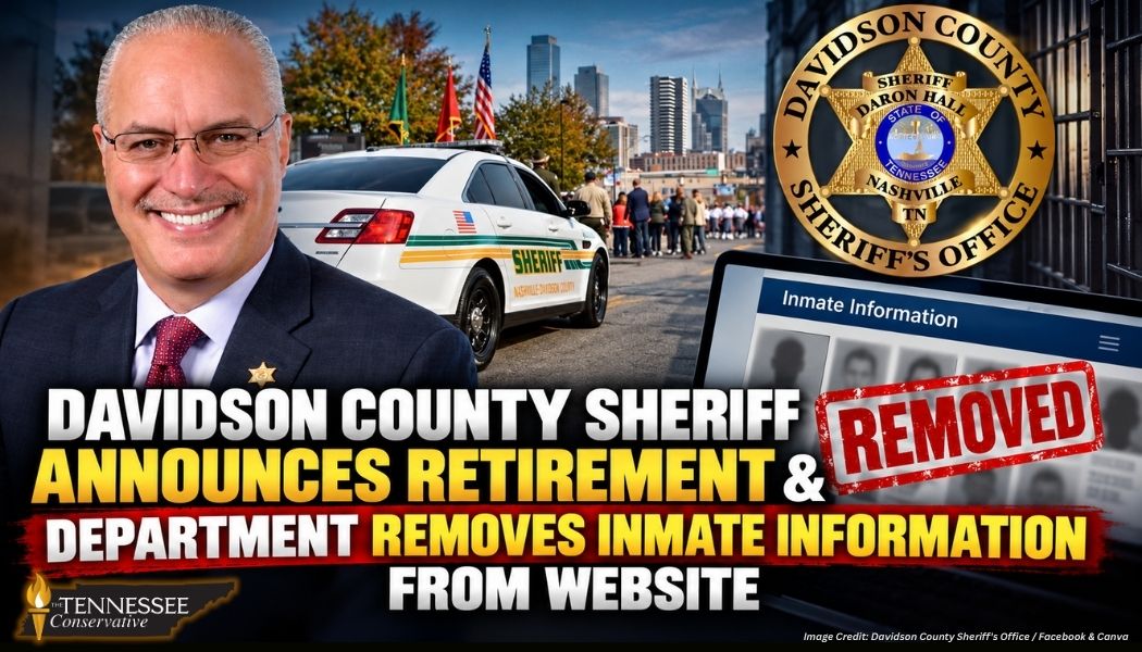 Davidson County Sheriff Announces Retirement & Department Removes Inmate Information From Website