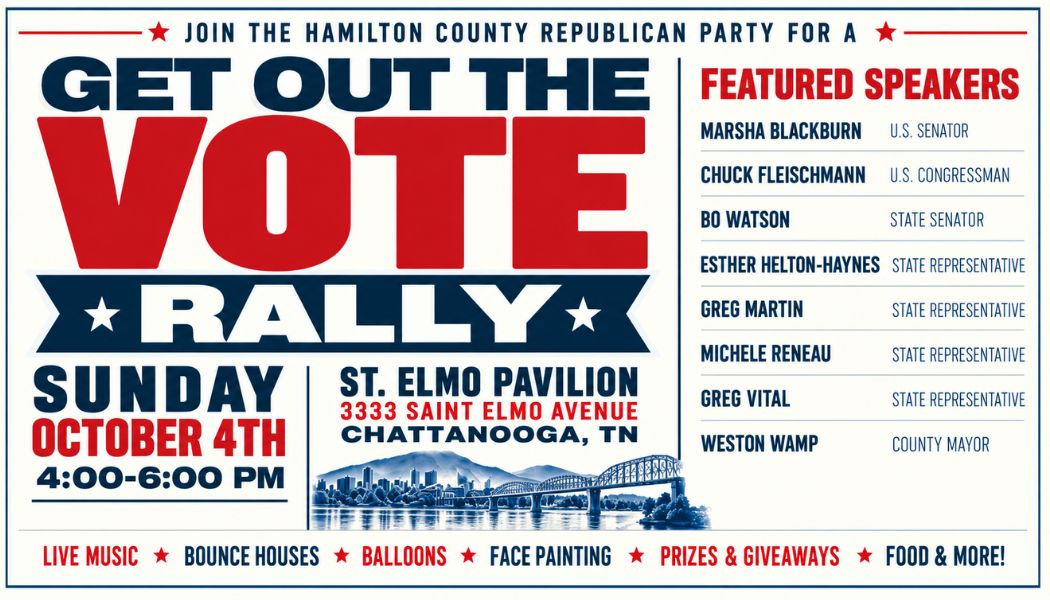 Join The Hamilton County GOP For A Get Out The Vote Rally This Sunday, Oct 4