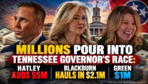 Millions Pour Into Tennessee Governor’s Race: Hatley Adds $5M, Blackburn Hauls In $2.1M, Green $1M