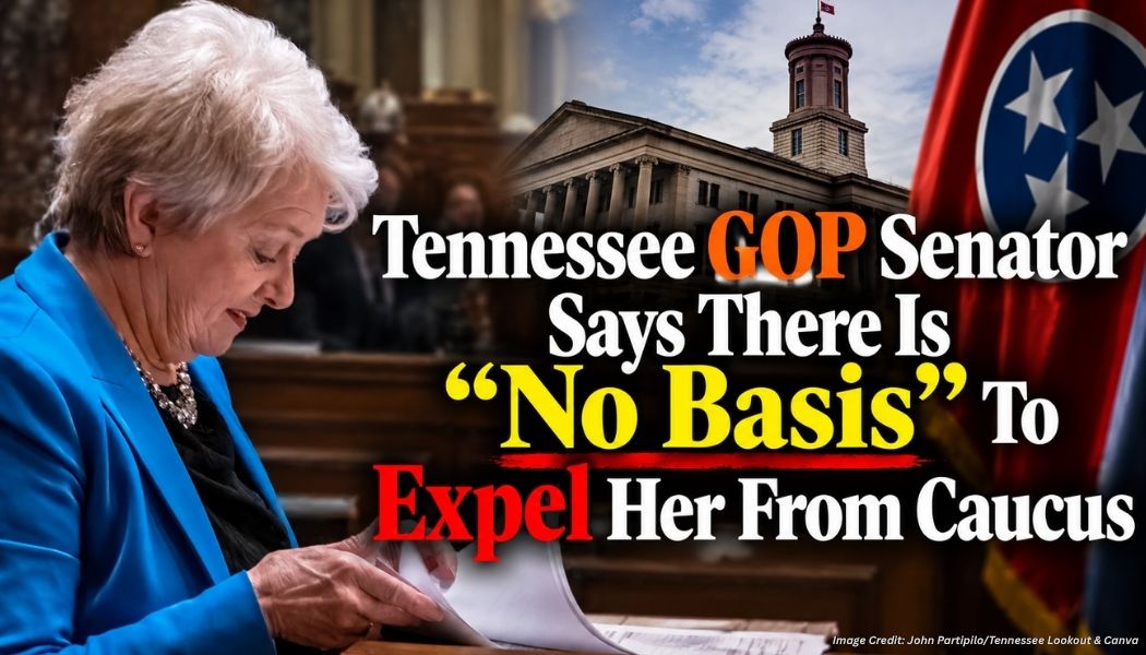 Tennessee GOP Senator Says There Is “No Basis” To Expel Her From Caucus