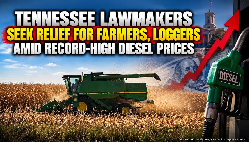 Tennessee Lawmakers Seek Relief For Farmers, Loggers Amid Record-High Diesel Prices