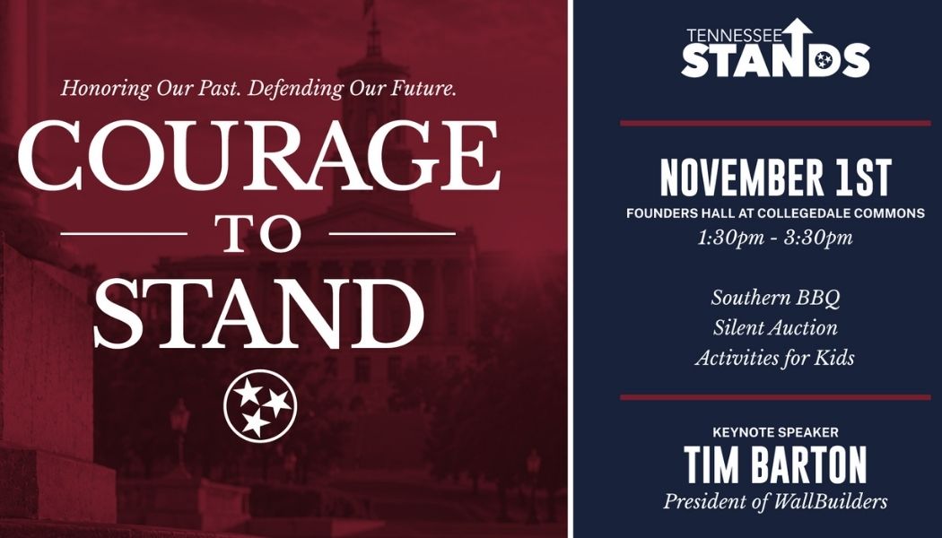 Tennessee Stands To Host Fall Family Gathering Featuring WallBuilders President Tim Barton