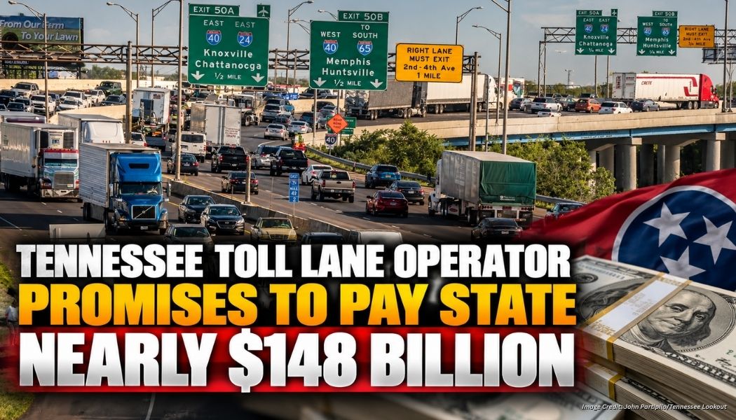 Tennessee toll lane operator promises to pay state nearly billion
